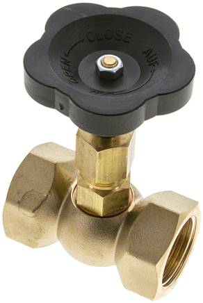 Partbase NADEL 10 Nadel-Absperrventil, Messing, G 1" (IG), 0 - 100bar