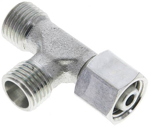 Partbase XEL 8 L Einstellb. L-Schneidringverschraubung 8 L (M14x1,5), ohne Mutter & Schneidring, Stahl verzinkt