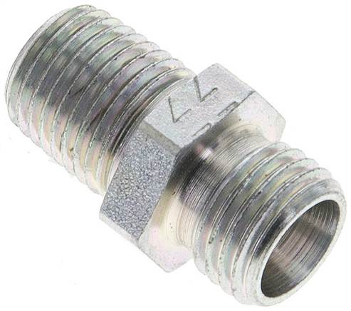 Partbase XGE 8 LR NPT Gerade Schneidringverschr. NPT 1/4"-8 L (M14x1,5), ohne Mutter & Schneidring, Stahl verzinkt