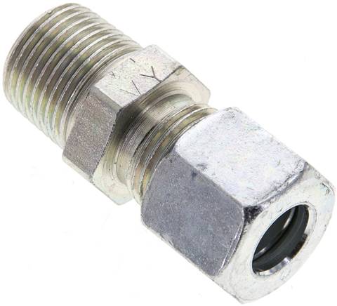 Partbase GE 10 LR 3/8 NPT Gerade Schneidringverschr. NPT 3/8"-10 L (M16x1,5), Stahl verzinkt
