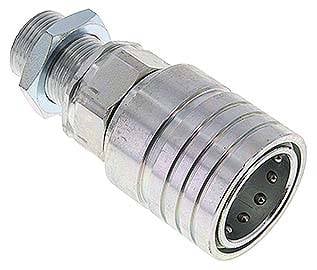 Partbase 471622.6 Schott-Steckkupplung ISO7241-1A, Muffe Baugr.6, 20 S (M30x2)