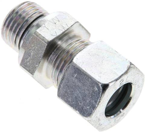 Partbase GE 12 LM ED Gerade Schneidringverschr. M 16x1,5-12 L (M18x1,5), Stahl verzinkt