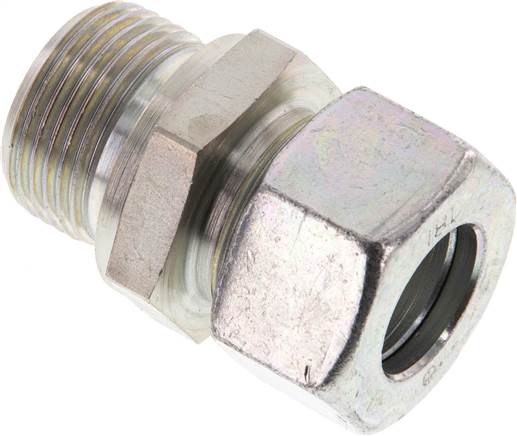 Partbase GE 18 LR 3/4 Gerade Schneidringverschr. G 3/4"-18 L (M26x1,5), Stahl verzinkt
