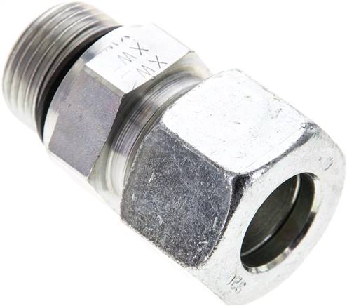 Partbase GE 20 SM ED Gerade Schneidringverschr. M 27x2-20 S (M30x2), Stahl verzinkt