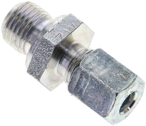 Partbase GE 6 LR 1/4 Gerade Schneidringverschr. G 1/4"-6 L (M12x1,5), Stahl verzinkt