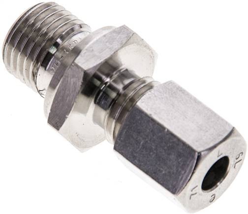 Partbase GE 6 LR 1/4 ES Gerade Schneidringverschr. G 1/4"-6 L (M12x1,5), 1.4571