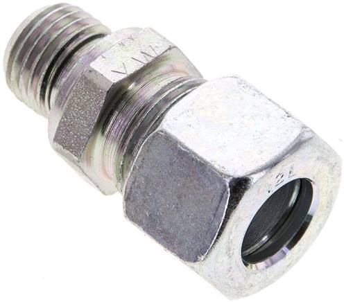 Partbase GE 12 LM M14 ED Gerade Schneidringverschr. M 14x1,5-12 L (M18x1,5), Stahl verzinkt