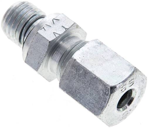 Partbase GE 6 SM ED Gerade Schneidringverschr. M 12x1,5-6 S (M14x1,5), Stahl verzinkt