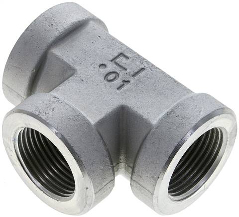Partbase T 10 HD Hochdruck T-Stück G 1" (IG), Stahl verzinkt