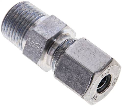Partbase GE 8 SR 3/8 NPT Gerade Schneidringverschr. NPT 3/8"-8 S (M16x1,5), Stahl verzinkt