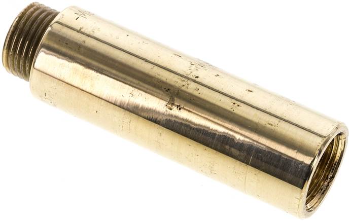 Partbase RN 1212/80 MS Gewindeverlängerung G 1/2"-80mm, Messing