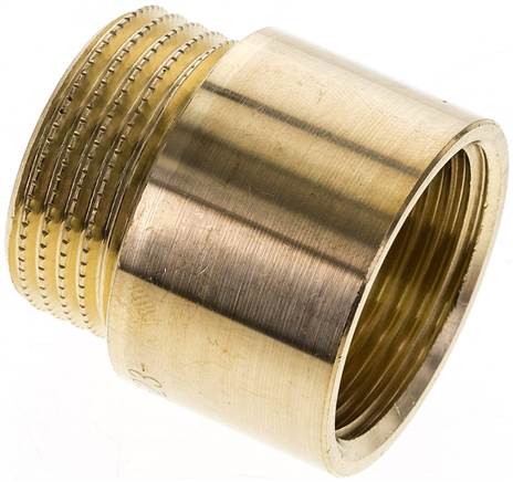 Partbase RN 1010/25 MS Gewindeverlängerung G 1"-25mm, Messing
