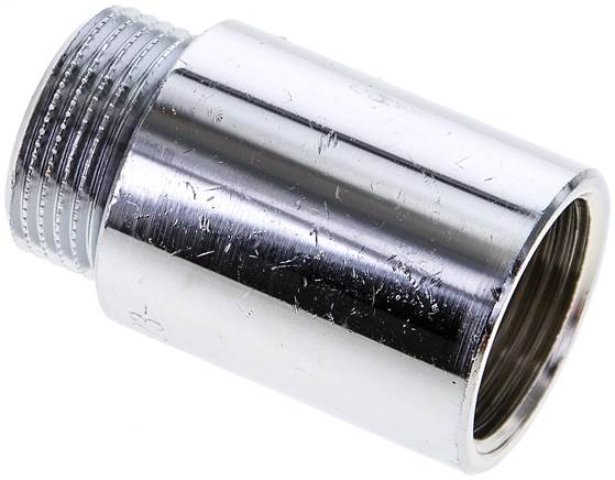 Partbase RN 3434/40 MSV Gewindeverlängerung G 3/4"-40mm, Messing verchromt