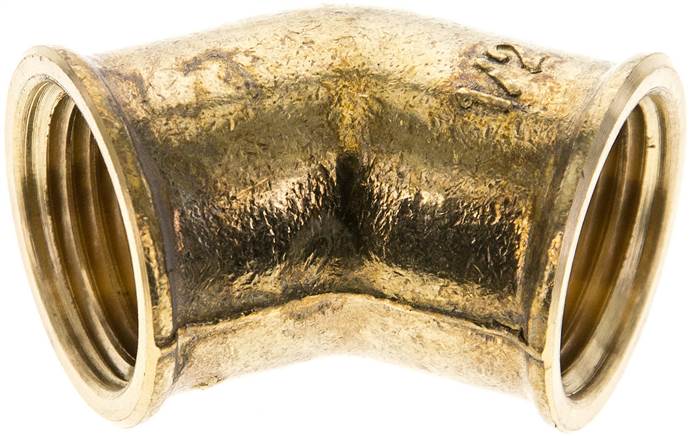 Partbase W 1245 MS 45°-Winkel G 1/2" (IG), Messing