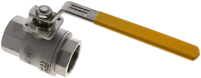Partbase KH 114 SAU ES Edelstahl-Kugelhahn, Rp 1-1/4", -0,9 bis 20bar, für Sauerstoff (Industrie)