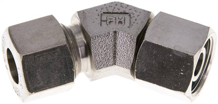 Partbase EV 12 S ES Einstellb. 45°-Schneidringverschraubung 12 S (M20x1,5), 1.4571