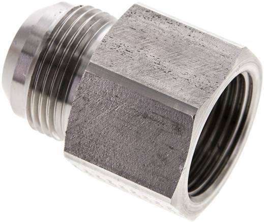 Partbase RN 15/16-10 ES Reduziernippel UN 1-5/16"-12(JIC-AG)-G 1"(IG), 1.4571