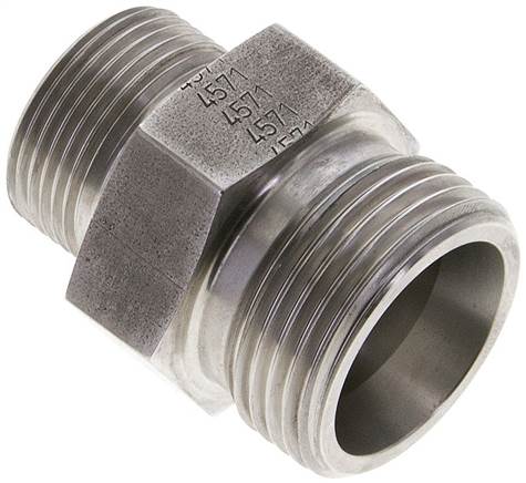 Partbase XGR 20/16 S ES Reduzierverschraubung 20 S (M30x2)-16 S (M24x1,5), ohne Mutter & Schneidring, 1.4571