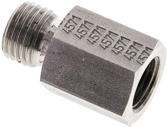 Partbase XGAI 6 SR ES Aufschraub-Schneidringverschr. G 1/4"-6 S (M14x1,5), ohne Mutter & Schneidring, 1.4571