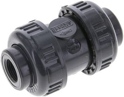 Partbase RUCK 38 PVCFKM Rückschlagventil, PVC-U / FKM, Rp 3/8"