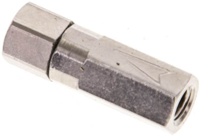 Partbase RUCK 50 MSV-V Rückschlagventil, M 5, PN 10, Messing vernickelt