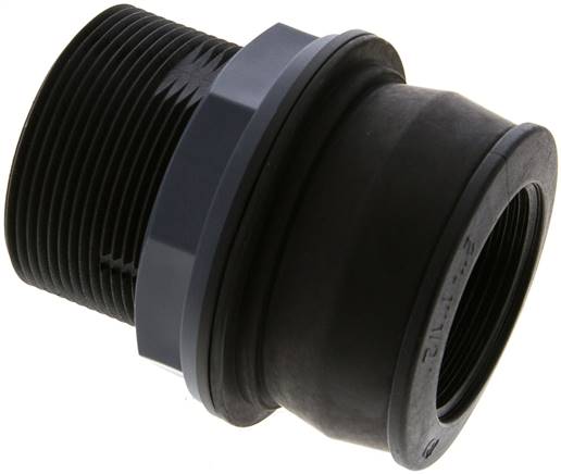 Partbase DFB 20 IA PP Behälterdurchführung G 2" (AG) - G 1-1/2" (IG), PP