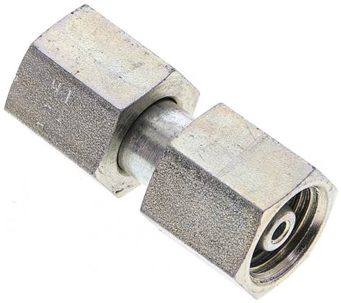 Partbase GV 6 S Gerader Verbinder 6 S-6 S, Stahl verzinkt