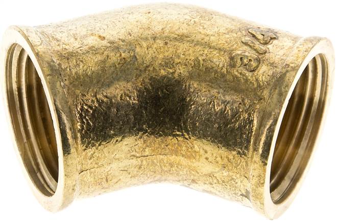 Partbase W 3445 MS 45°-Winkel G 3/4" (IG), Messing