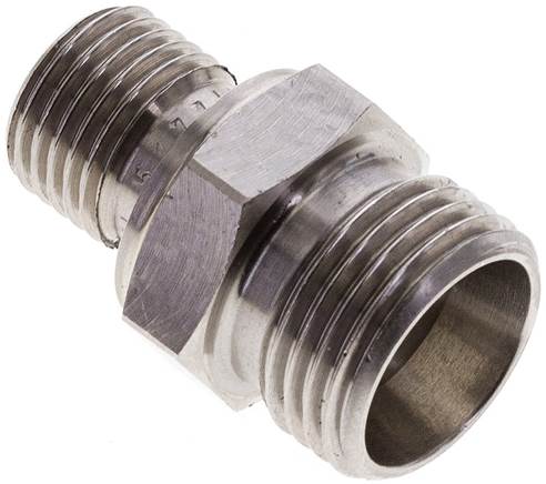 Partbase XGE 12 LR 1/4 ES Gerade Schneidringverschr. G 1/4"-12 L (M18x1,5), ohne Mutter & Schneidring, 1.4571