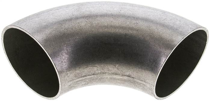 Partbase W76,123GA6 Rohrbogen Typ3, 76,1x2,3mm, 1.4571, geschweißt, EN 10253 Typ A (DIN 2605)