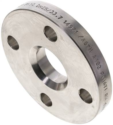 Partbase FL 25 LS ES Losflansch DN25-PN10, DIN 2642, 1.4571 Vollmaterial