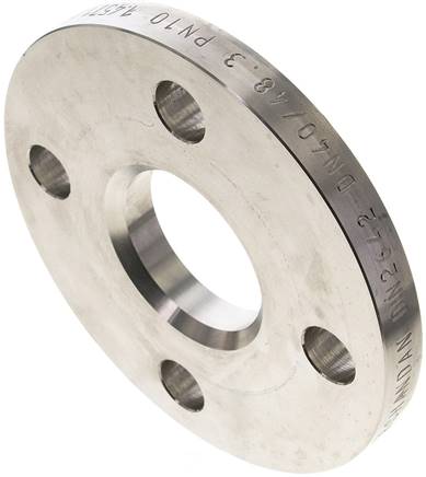 Partbase FL 40 LS ES Losflansch DN40-PN10, DIN 2642, 1.4571 Vollmaterial