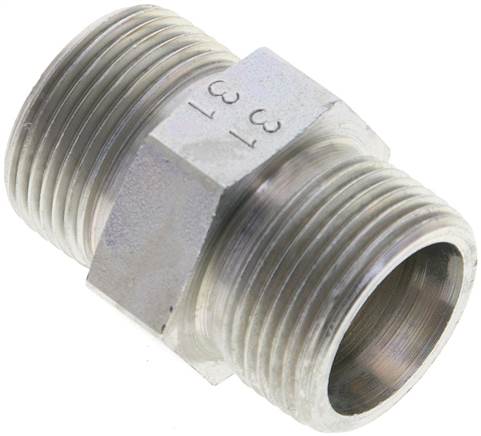 Partbase XG 16 S Gerade Schneidringverschraubung 16 S (M24x1,5), ohne Mutter & Schneidring, Stahl verzinkt