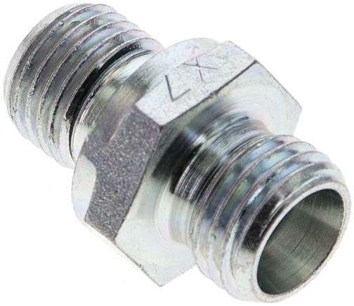 Partbase XGE 8 LR ED Gerade Schneidringverschr. G 1/4"-8 L (M14x1,5), ohne Mutter & Schneidring, Stahl verzinkt