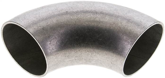 Partbase W5420GA6 Rohrbogen Typ3, 54,0x2,0mm, 1.4571, geschweißt, EN 10253 Typ A (DIN 2605)