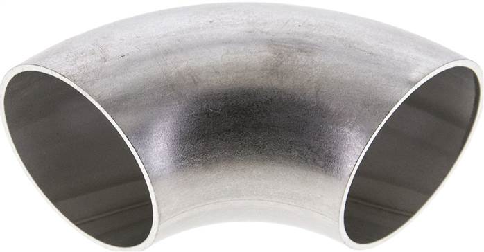 Partbase W4315GA4 Rohrbogen Typ3, 43,0x1,5mm, 1.4541, geschweißt, EN 10253 Typ A (DIN 2605)