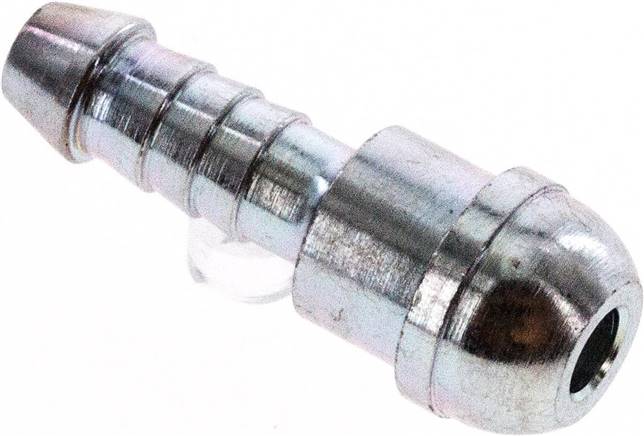 Partbase 810 0604 Schlauchnippel,60°-Dichtkegel,5 - 6mm f. M 14x1,5 -G 1/4"