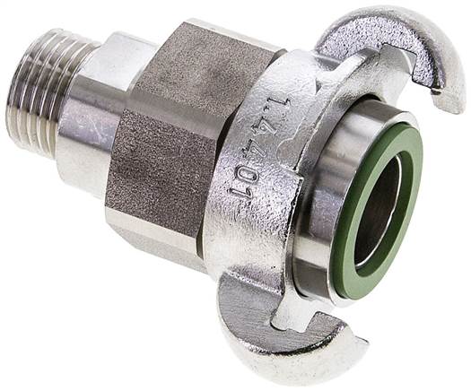 Partbase SSGA 12 ES Sicherheits-Kompressorkuppl. G 1/2"(AG), 1.4401