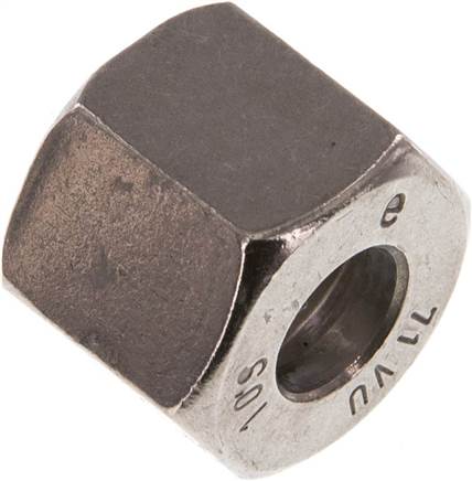 Partbase M 10 S ES Überwurfmutter f. Schneidringverschr. 10 S (M18x1,5), 1.4571