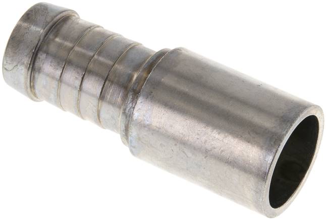 Partbase 861 2520 Schlauchnippel Rohr 28, Schl. 21 - 22mm, Stahl verzinkt