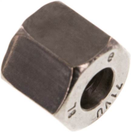 Partbase M 8 L ES Überwurfmutter f. Schneidringverschr. 8 L (M14x1,5), 1.4571