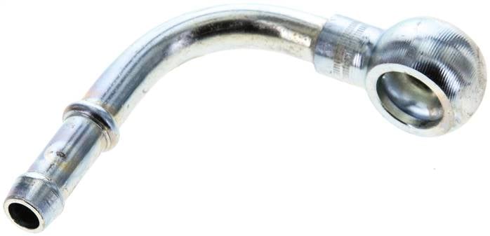 Partbase 881 90 0600 90°-Schlauchnippel 12mm Ring, 7 - 8mm, Stahl verzinkt