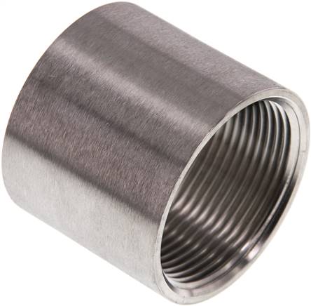 Partbase MUR 112 ES Rundmuffe Rp 1-1/2"-Rp 1-1/2", 1.4408