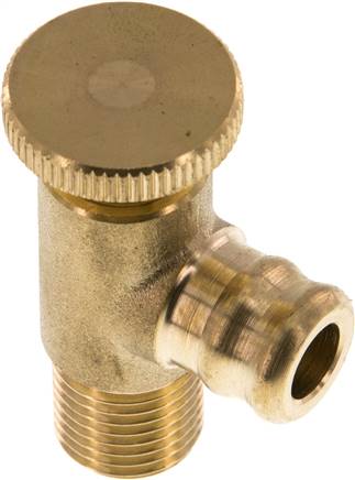 Partbase AB 14 Ablassventil / Entlüftungsventil mit Tülle, G 1/4", PN25