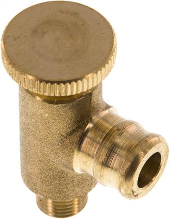 Partbase AB 18 Ablassventil / Entlüftungsventil mit Tülle, G 1/8", PN25