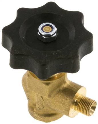 Partbase ASVW 18 Kugel-Absperrventil, Messing,Winkel 90°, G 1/8", PN 40