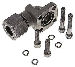 Partbase BFW 16S/LK35 Winkel-Flanschverschraubung Pumpenflansch LK 35, 16 S (M24x1,5)