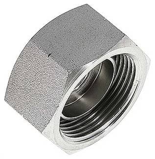 Partbase BUZR 114 Verschlusskappe, 60° Kegel G 1-1/4", Stahl verzinkt