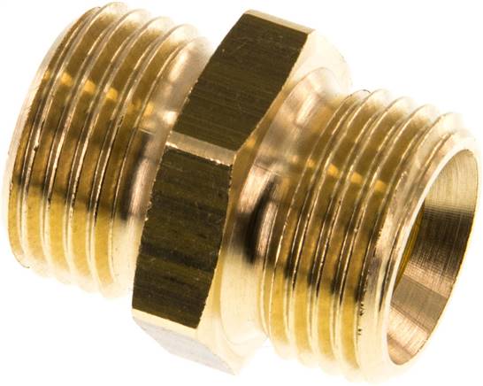 Partbase DN 1212 MS Doppelnippel G 1/2"-G 1/2", Messing/Rotguss