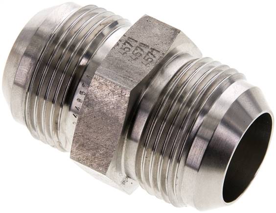 Partbase DN 15/16-15/16 ES Doppelnippel UN 1-5/16"-12(JIC)-UN 1-5/16"-12(JIC), 1.4571